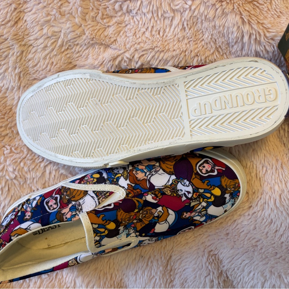 Disney GROUND UP Beauty and the Beast Slip-On Sneakers